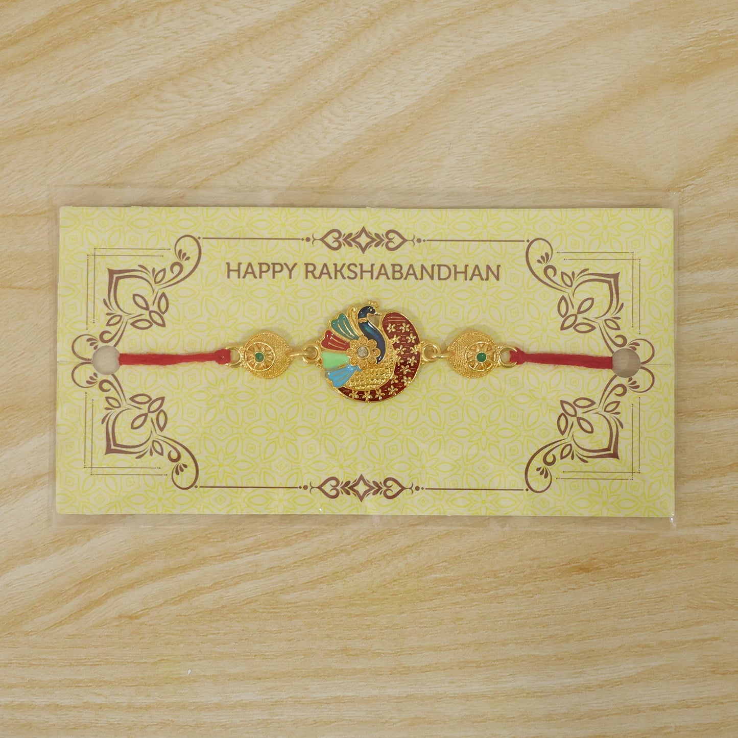Premium Kundan & Pearl Designer Rakhi for Brother | Royal Rakshabandhan Rakhi