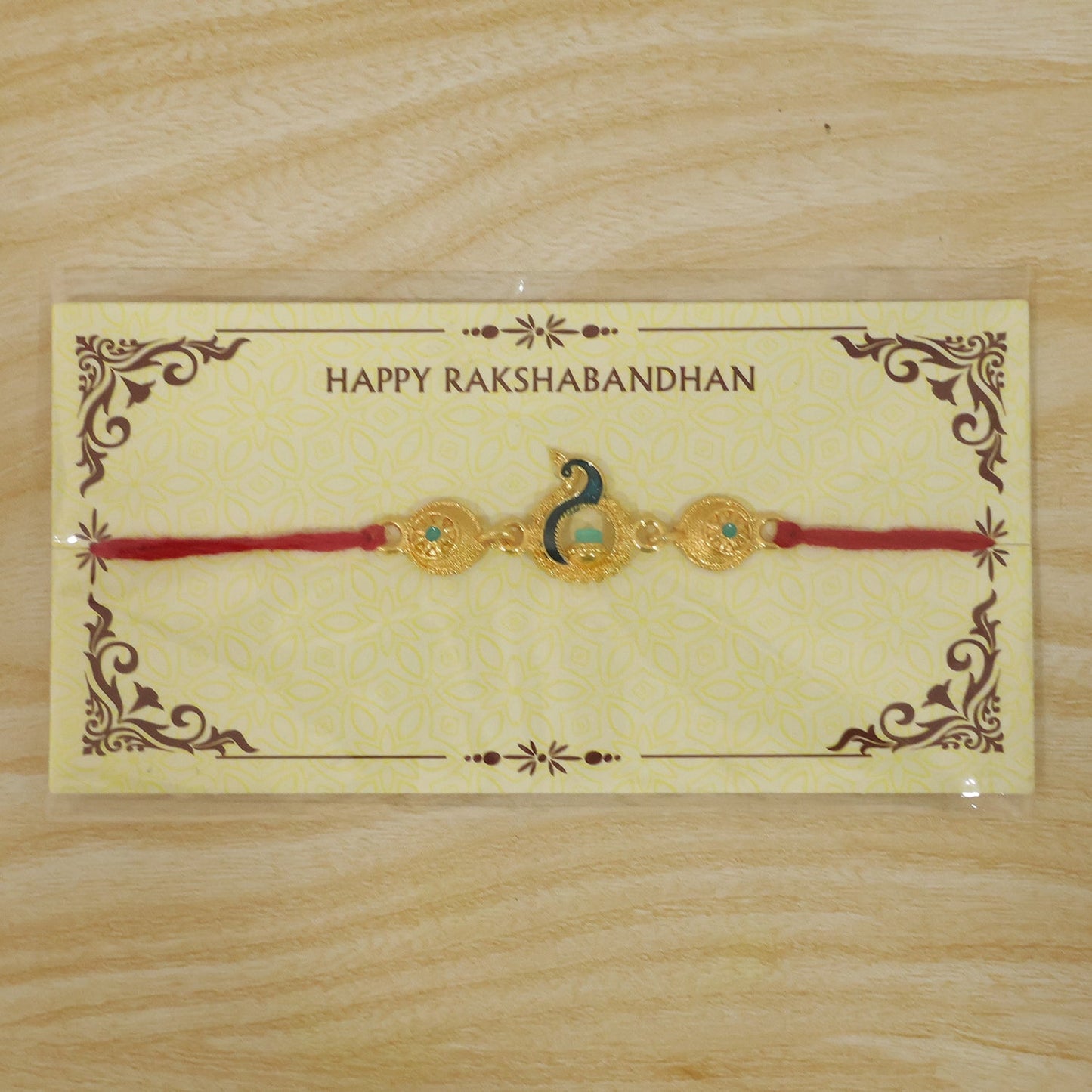 Designer Peacock Feather Style Rakhi for Brother | Beautiful Mor Pankh Rakhi