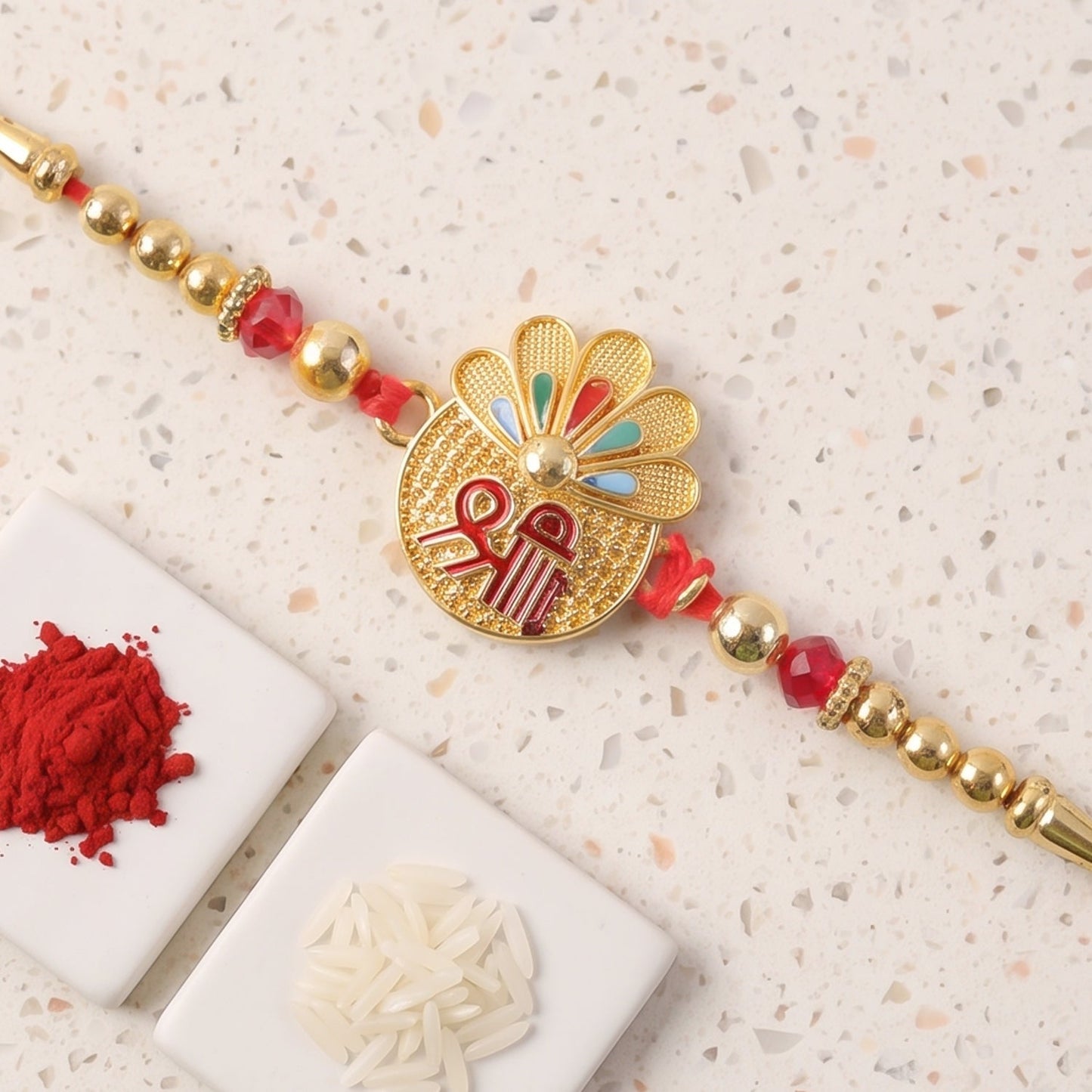 Trendy Evil Eye Beads Rakhi for Brother | Stylish Protection Rakhi