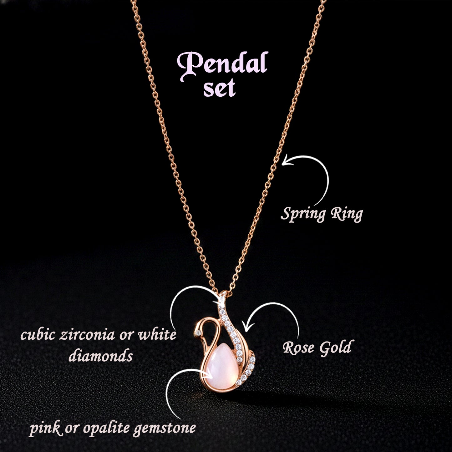 CHAIN WITH PENDAL FOR GIRL AND WOMAN