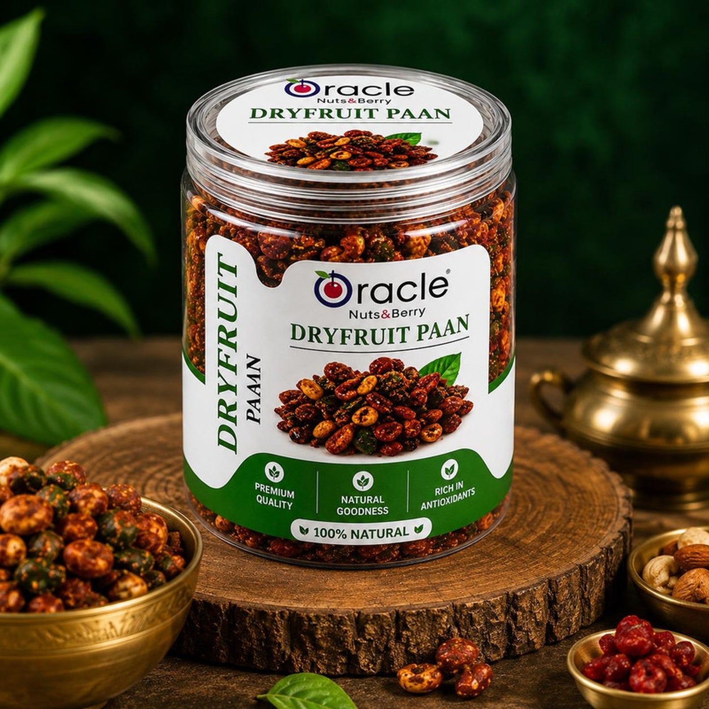 Oracle Dry Fruit Paan Delight, Sweet Mukhwas Paan-Flavoured Mouth Freshener 150g