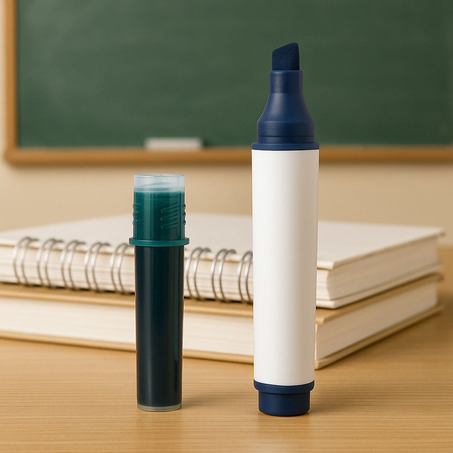 Camlin Waterproof Marker Ink Cartridge – Green Refill for Whiteboard & Markers (1 Pc)