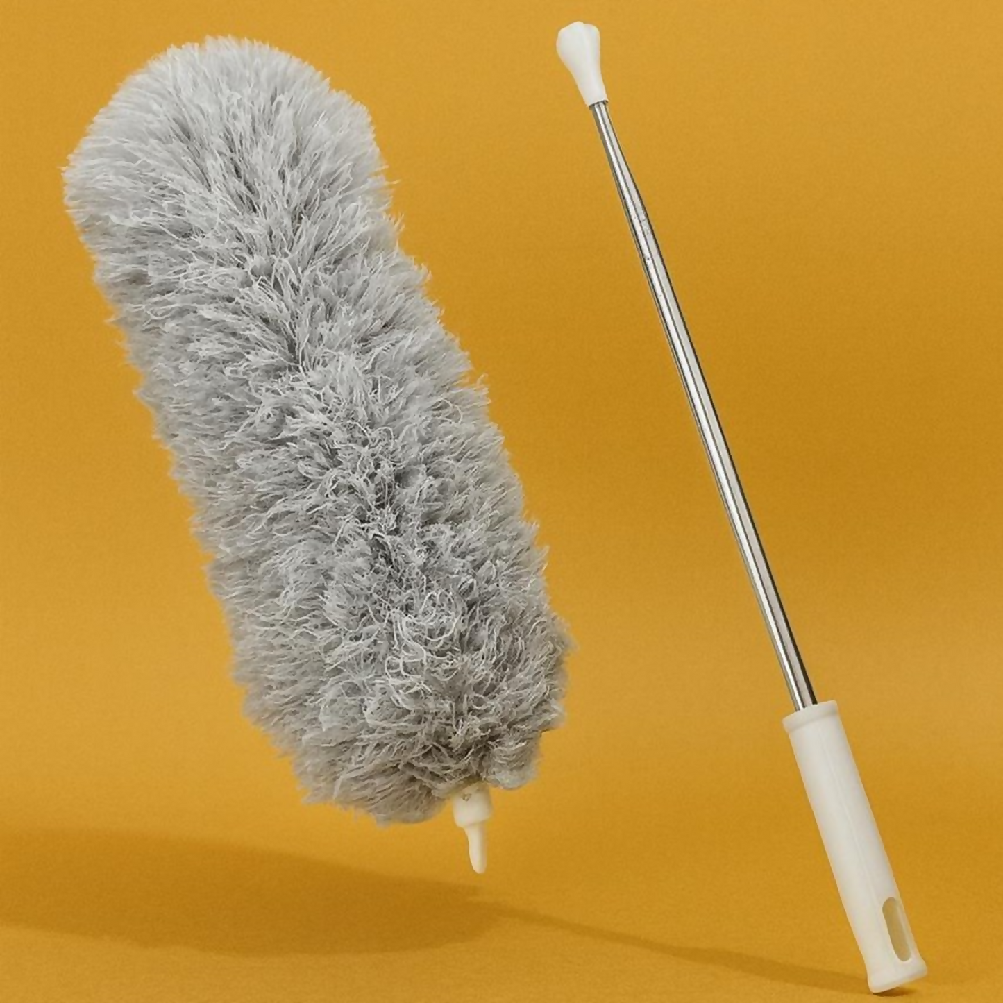 Adjustable Ceiling Cleaning Duster with Light Pole for Home Cleaning