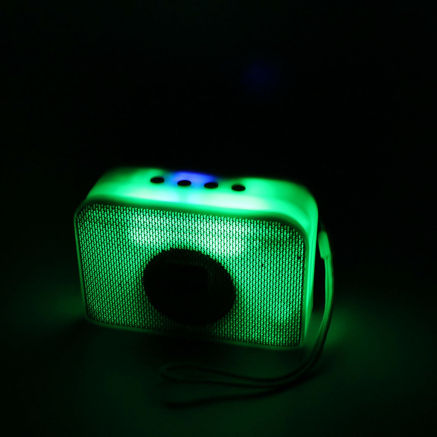 Portable Bluetooth Speaker with RGB LED Light USB TF FM AUX Support (Mix Color)