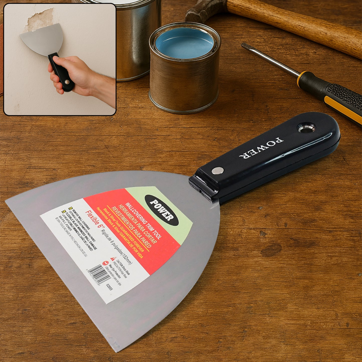 Paint Scraper Window Glass Filling Putty Knife (152 MM / 1 Pc)