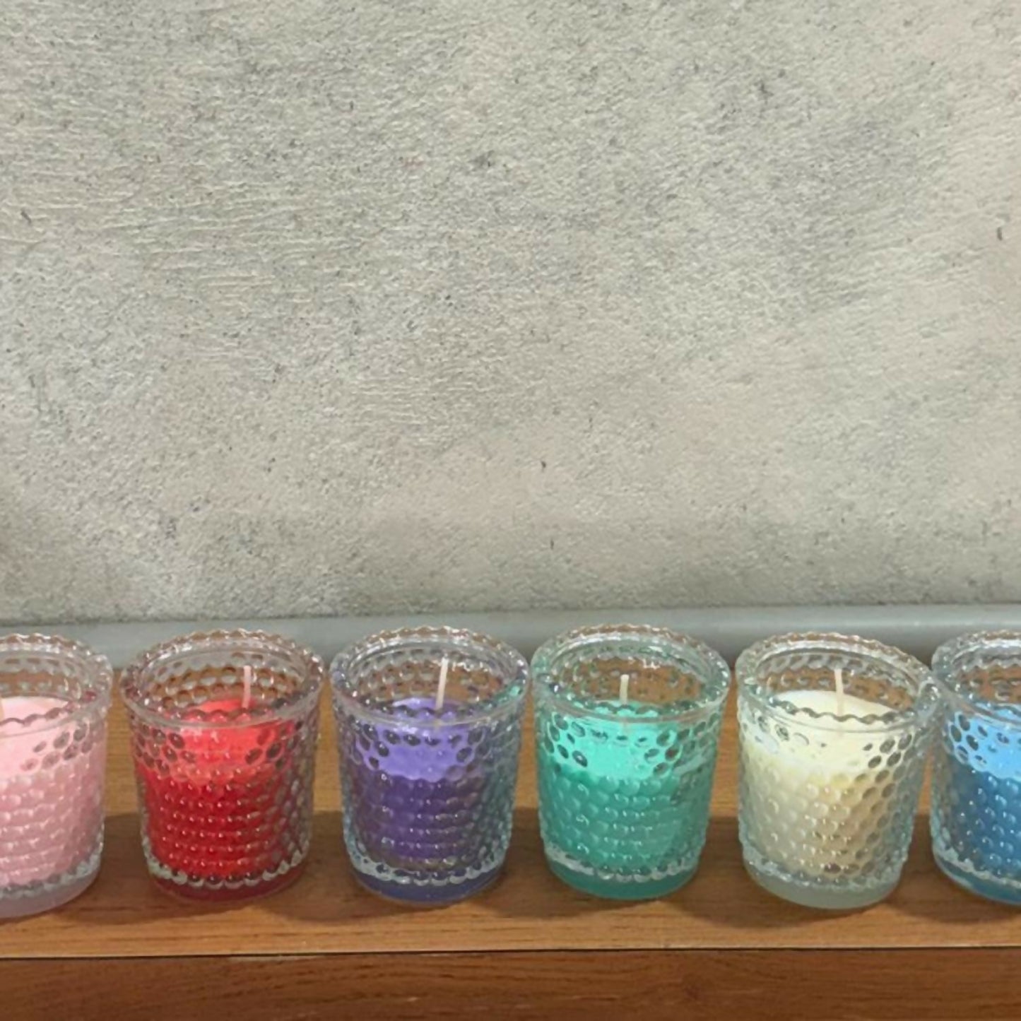 Home Aroma Set of 6 Scented Glass Jar Candles – Multicolor Aromatherapy Candles with Gift Packaging – Decorative Wax Candles for Home Décor, Spa, Relaxation, Parties & Gifting