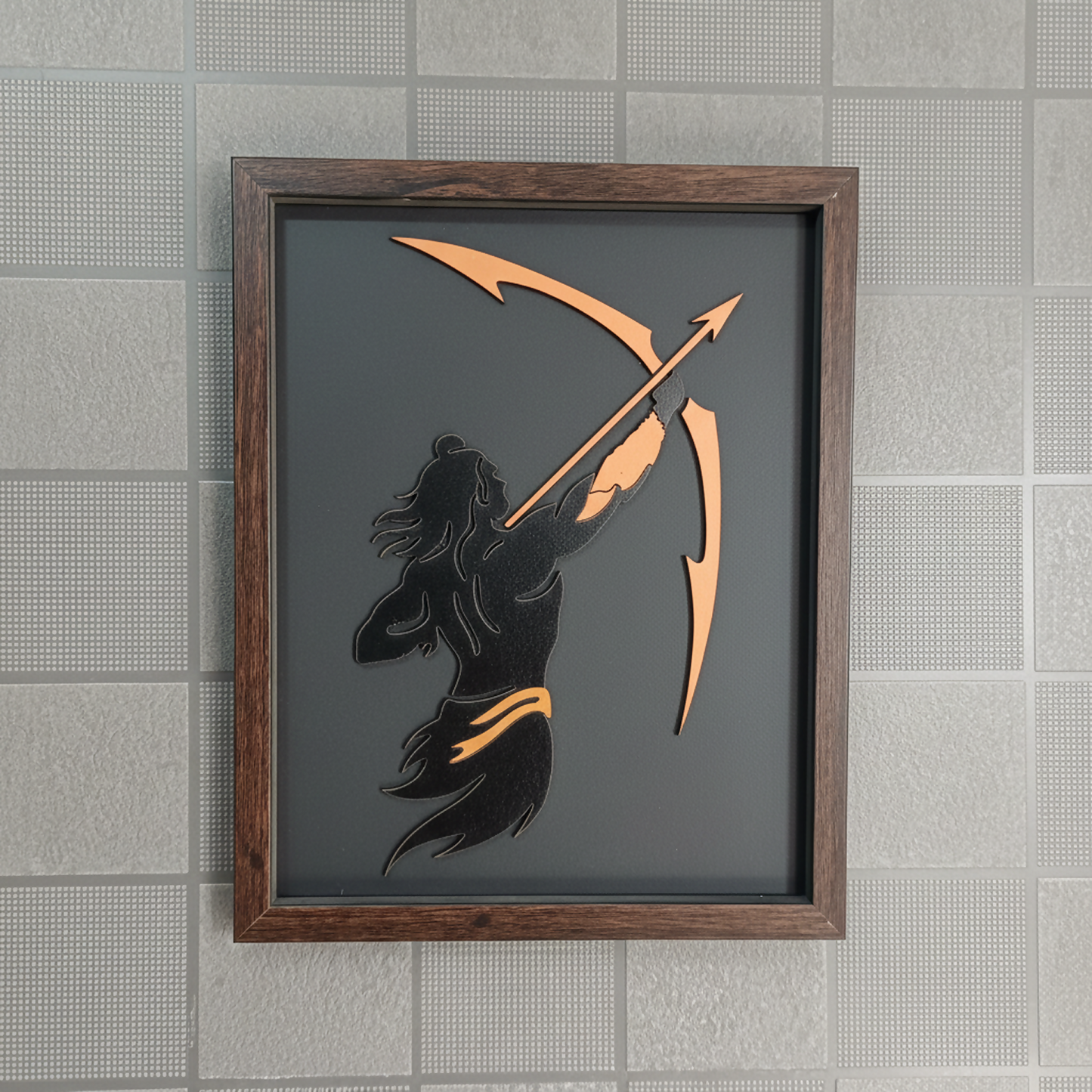 Lord Ram Wall Art Frame| Premium Minimalist Spiritual Wall Art for Living Room, Office & Meditation Space