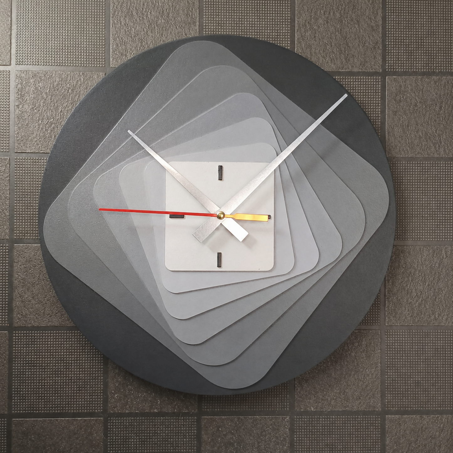 Clock 7 Layer Grey 8