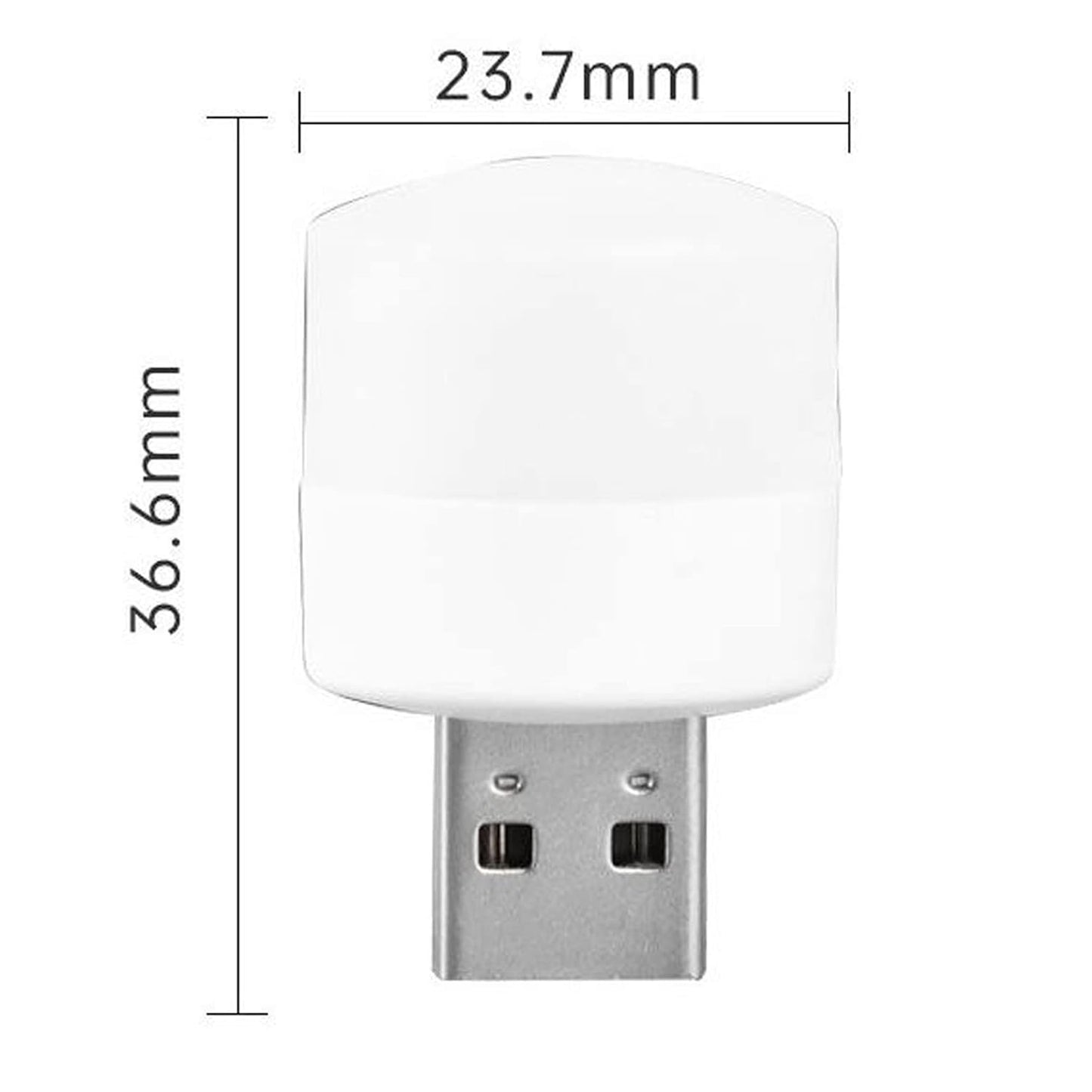 Yellow USB LED LAMP Night Light, Plug Small Led Nightlight (1 Pc)