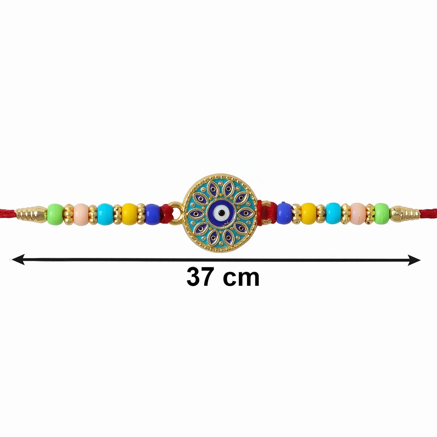 Evil Eye Mandala Rakhi Symbol of Love and Protection (5pcs)