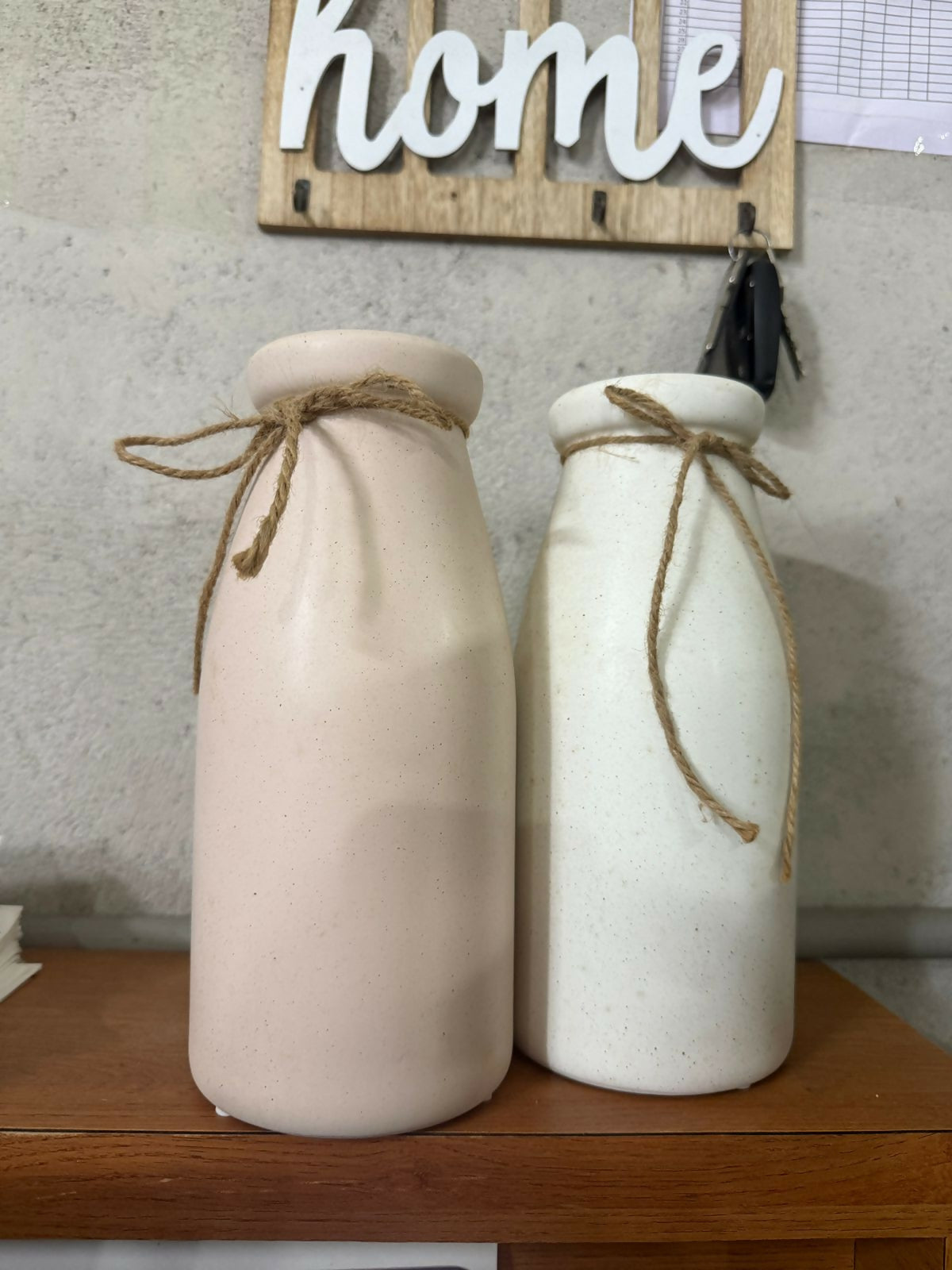 Decorative Ceramic Vase 9 Inch Minimal Style Vase for Home Décor