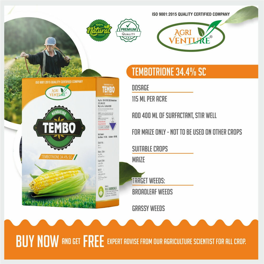AgriVenture TEMBO ( Tembotrione 34.4% SC ) (230Ml)