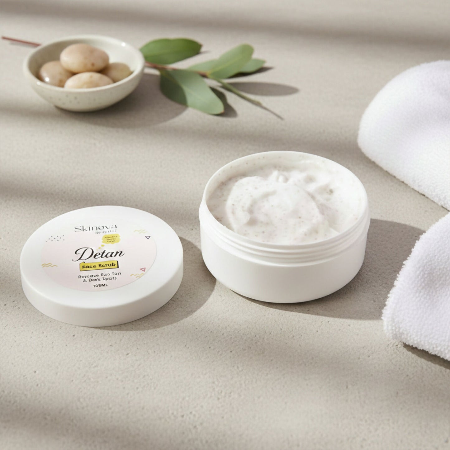 Eyelet Detan Face Scrub natural exfoliating particles
