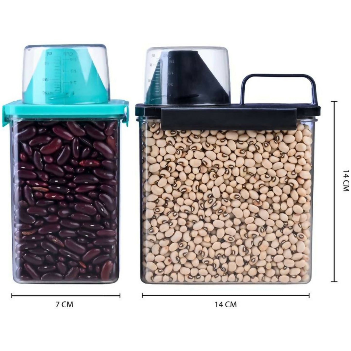 Scale Cap Kitchen Storage Container(pack of 6)