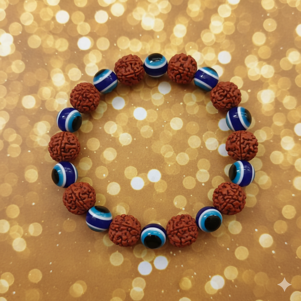 Rudralsh & Evil Eye Beads Bracelet