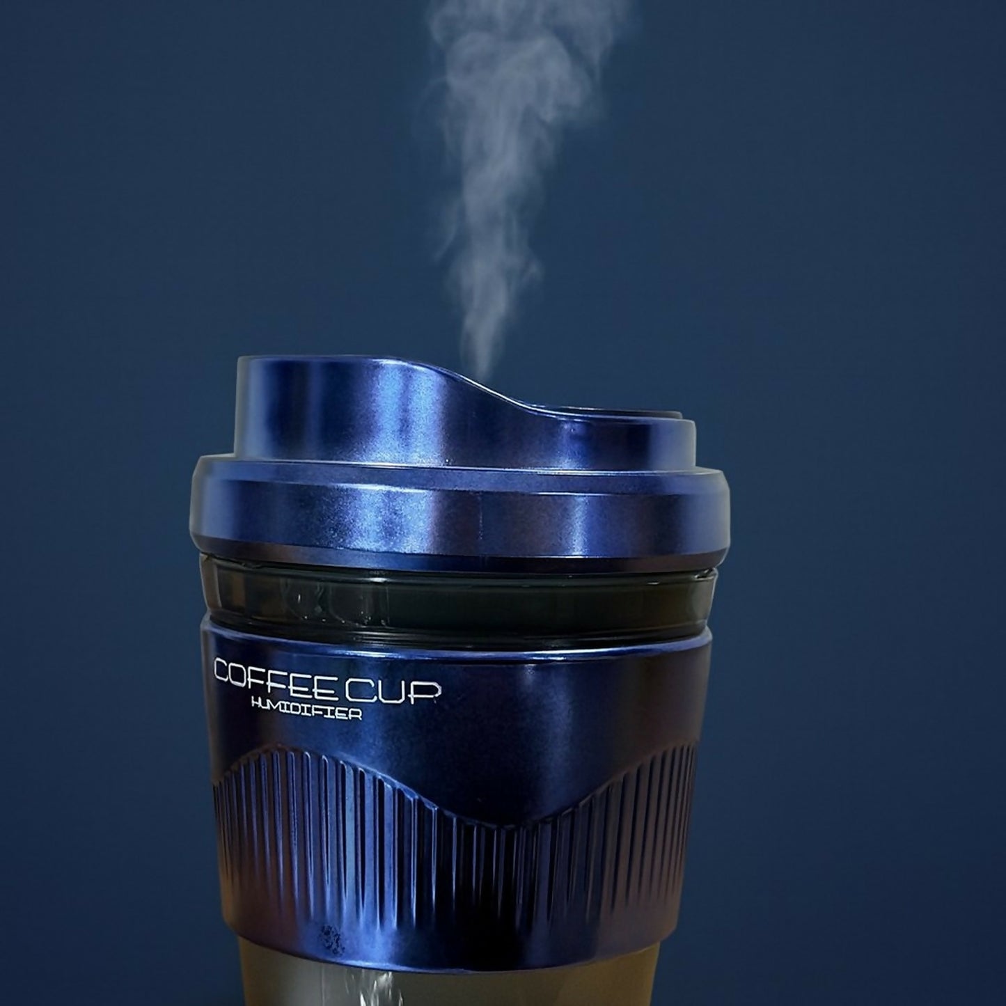 USB Coffee Cup Mini Humidifier 200ml Portable Cool Mist for Car & Desk