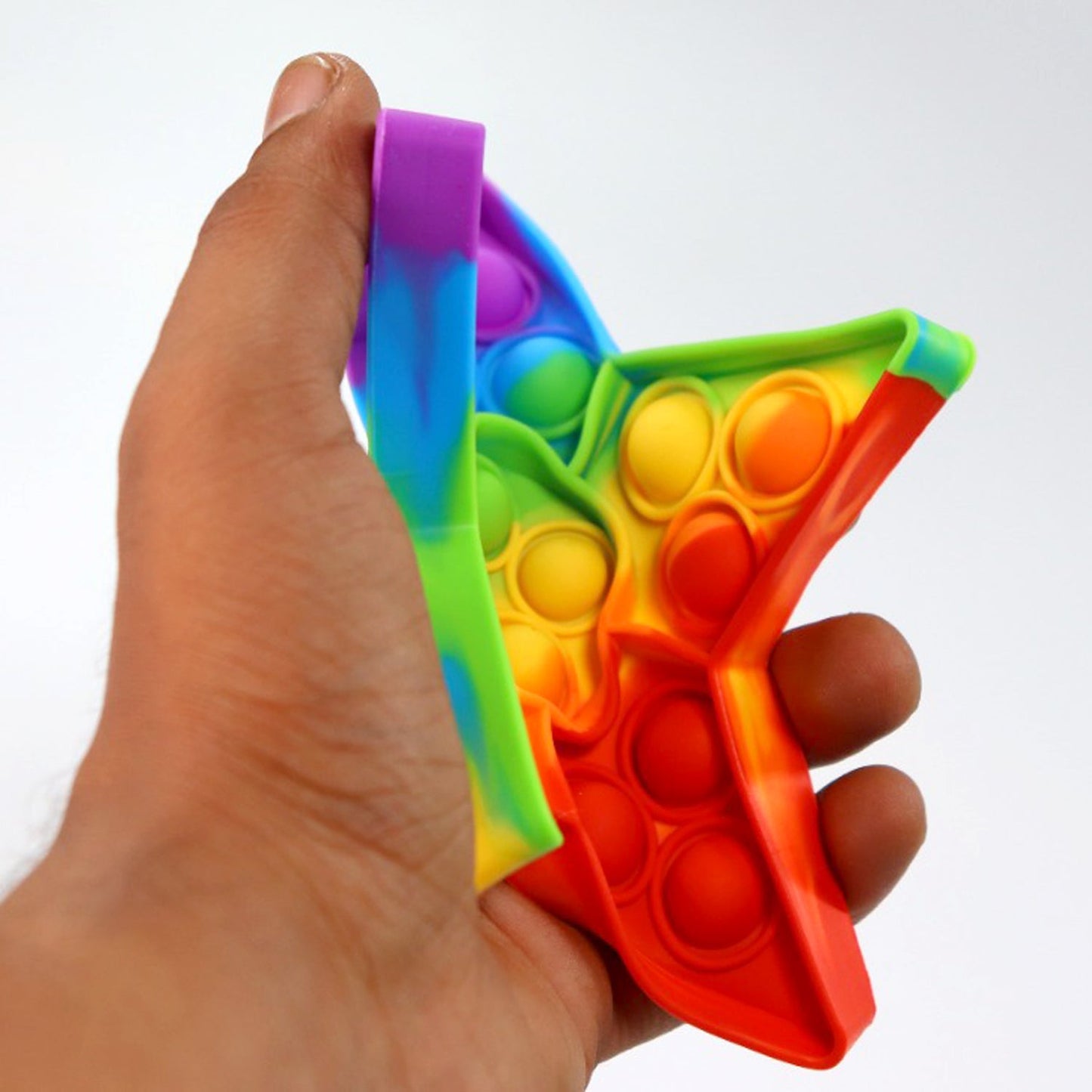 Silicone push fidget toy for sensory play