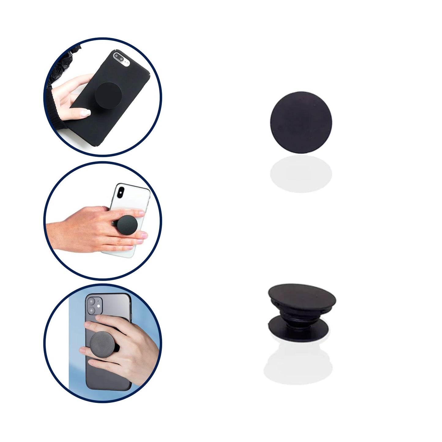 Stylish phone socket for secure handling.