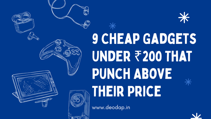 9 cheap gadgets under rupees 200 online in india