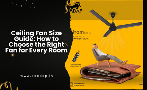 Ceiling Fan Size Guide: How to Choose the Right Fan – DeoDap