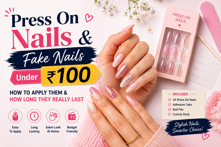Press On Nails & Fake Nails Under Rs.100: How to Apply Them and How Long They Really Last