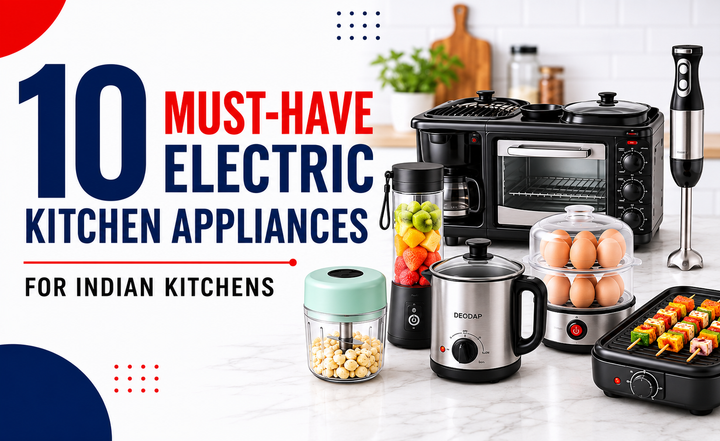 10 Must-Have Electric Kitchen Appliances for Indian Kitchens