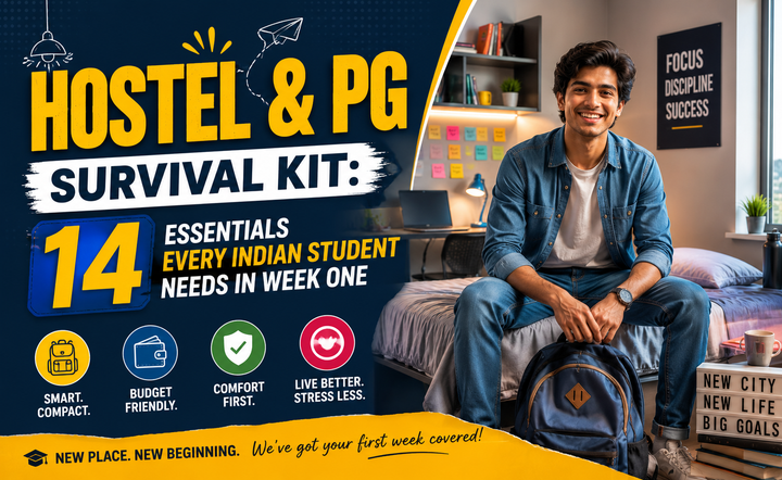 Affordable student hostel essentials online India