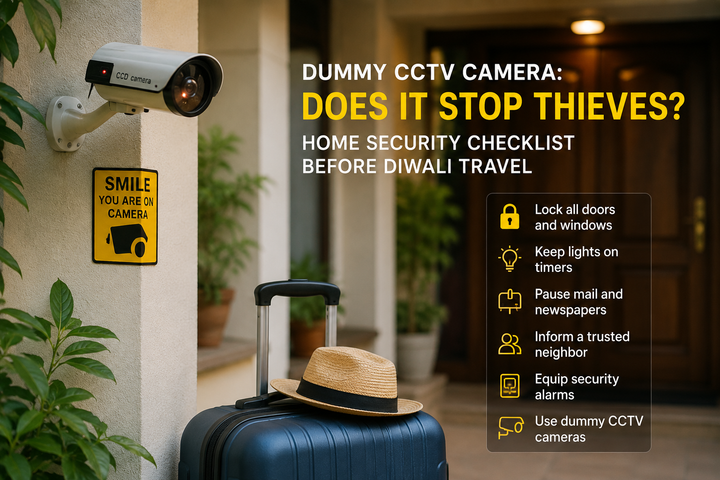 Dummy CCTV Camera: Does It Stop Thieves? Home Security Checklist Before Diwali Travel