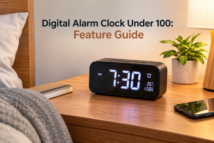 Digital Alarm Clock Under 100: Feature Guide