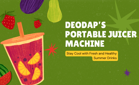 Deodap’s Portable Juicer Machine: Stay Cool with Fresh and Healthy Summer Drinks