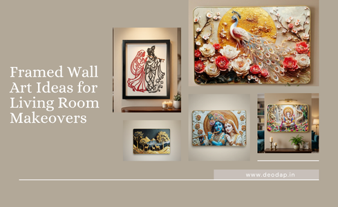 Framed Wall Art Ideas for Living Room | Turn Blank Walls Into Art – DeoDap