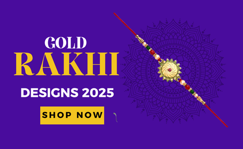 Gold Rakhi Designs 2025