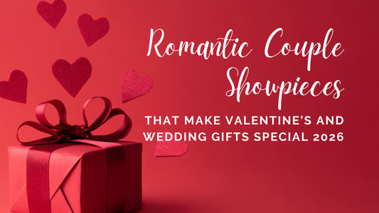 Explore romantic couple statue showpieces for valentine's and wedding gifts 2026