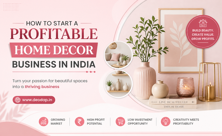 profitable home decor business in India step by step guide for beginners