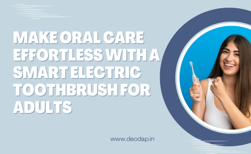 Oral Care with Smart Electric Toothbrush for Adults