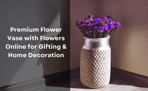 Premium Flower Vase with Flowers Online