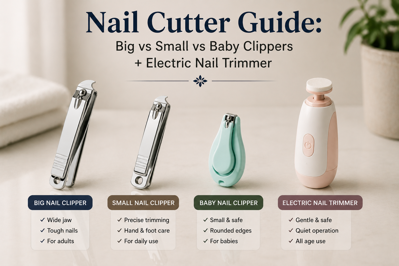 Nail Cutter Guide: Big, Small, Baby & Electric Trimmers – DeoDap