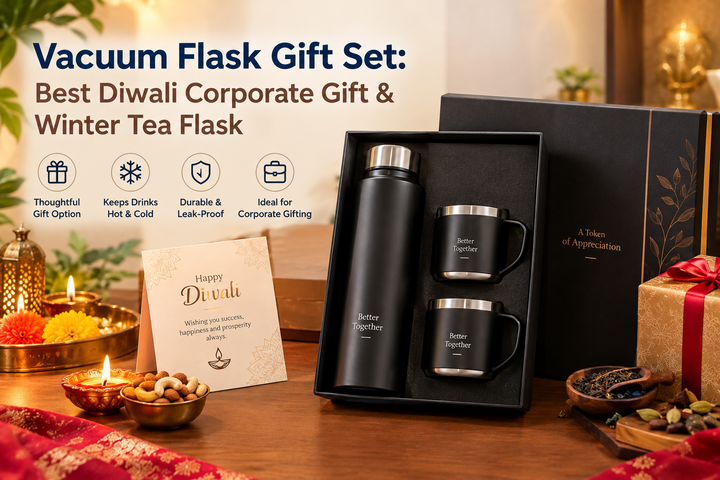 Vacuum Flask Gift Set: Best Diwali Corporate Gift & Winter Tea Flask