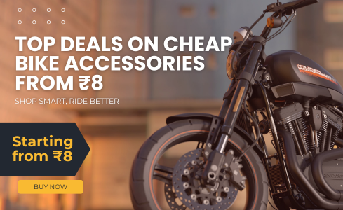 Cheap Bike Accessories from ₹8