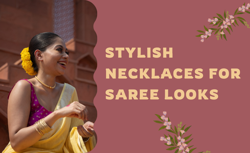 Stylish Necklaces for Saree Looks