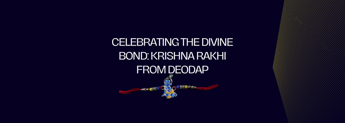 Celebrating the Divine Bond: Krishna Rakhi from Deodap.in