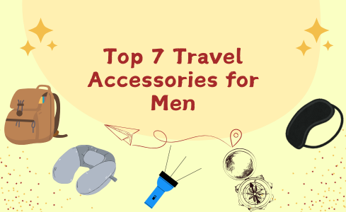 Blog image of top 7 travel accessories for men