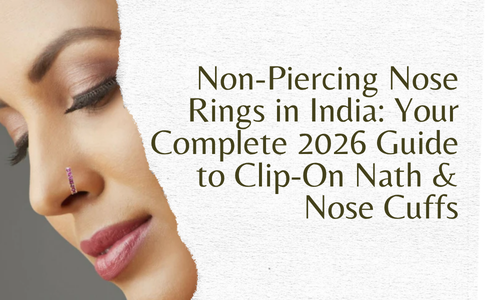 Non-Piercing Nose Ring Clip-On Nath India Collection