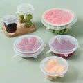 Silicone Stretch Lids – Reusable Food Cover Set (6 Pcs) | Tidy Table