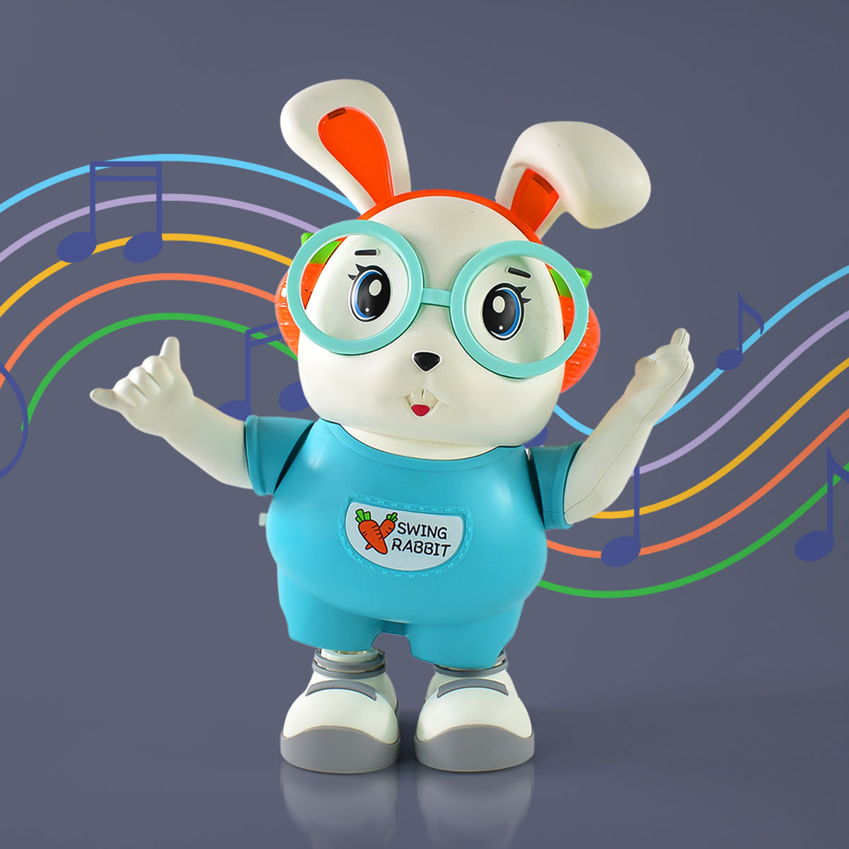 Monopoly Dancing Rabbit Electroplay Swing Rabbit Musical Dancing Toy(1 Pc / Battery Not Includ