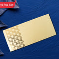 Shagun Money Gift Envelopes – Pack of 10 Elegant Foil Cards
