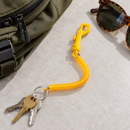 Retractable Keychain – Durable Coiled Key Holder with Carabiner