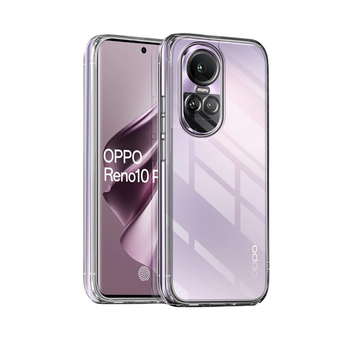 Clear Hard Chrome Case For Oppo