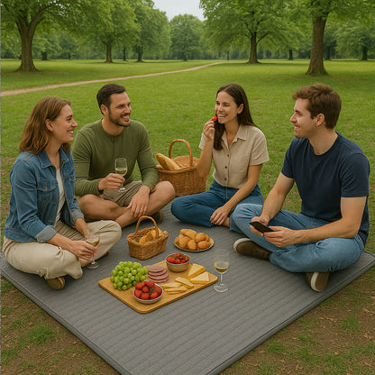 Slim Sleeping Mat, Lightweight Foldable Floor Mat for Yoga, Picnic, Travel & Indoor Use (72x36cm/1Inch)