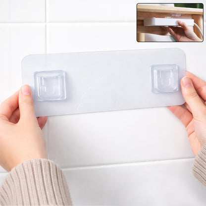 Self adhesive wall hanging rack